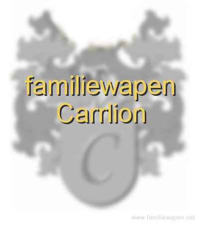 familiewapen Carrlion