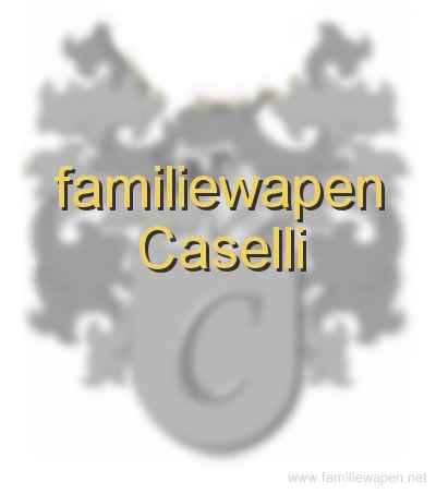 familiewapen Caselli