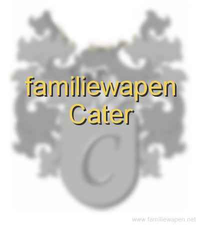 familiewapen Cater