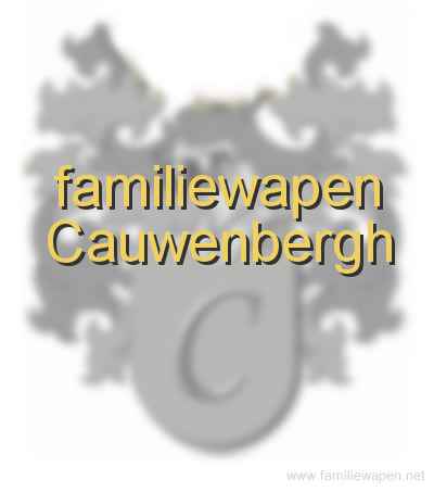 familiewapen Cauwenbergh