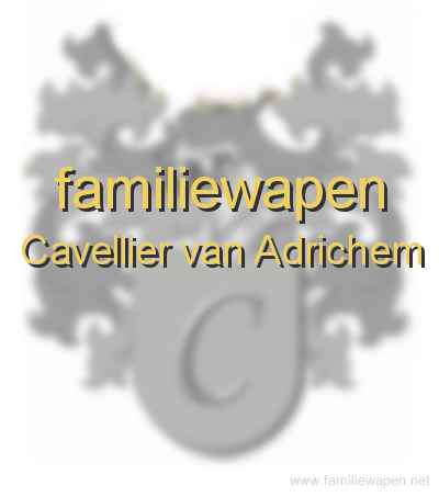 familiewapen Cavellier van Adrichem