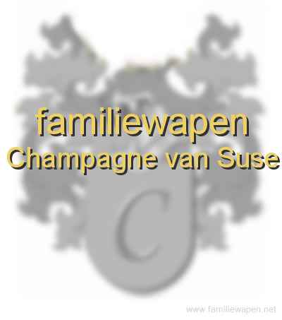 familiewapen Champagne van Suse