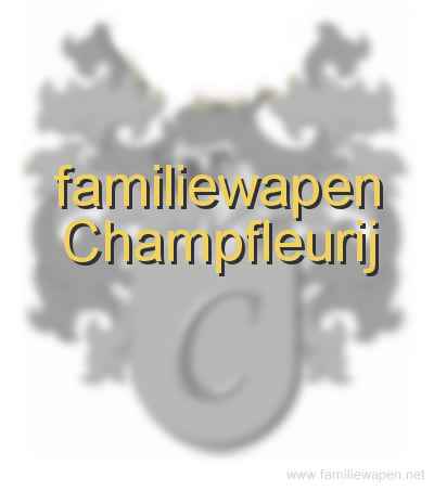 familiewapen Champfleurij