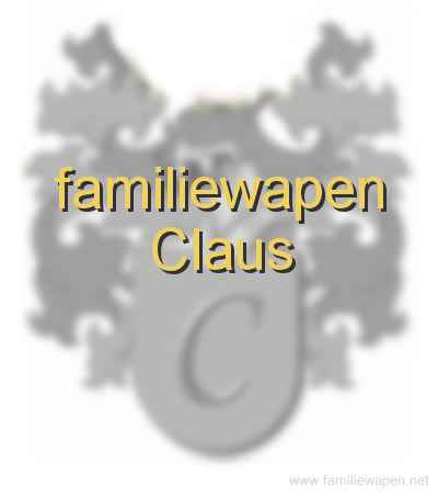 familiewapen Claus