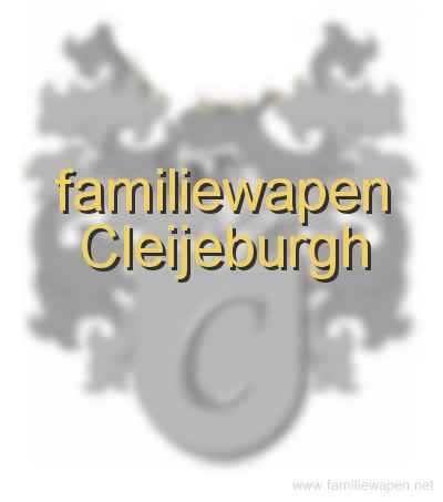 familiewapen Cleijeburgh