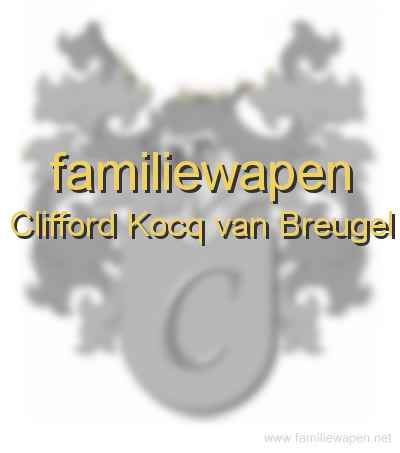 familiewapen Clifford Kocq van Breugel