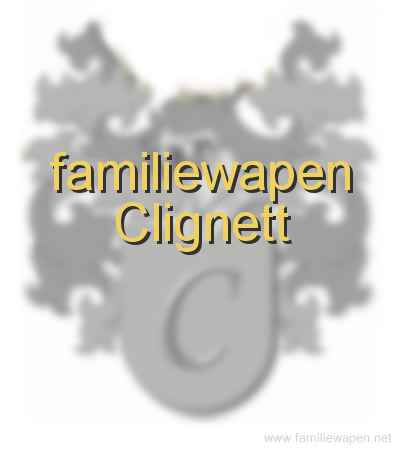 familiewapen Clignett