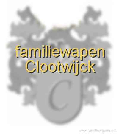 familiewapen Clootwijck