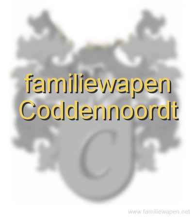 familiewapen Coddennoordt