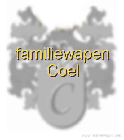 familiewapen Coel