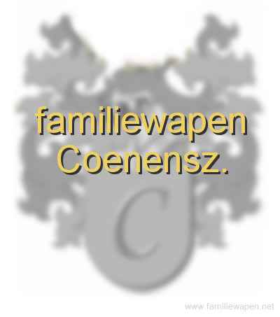 familiewapen Coenensz.