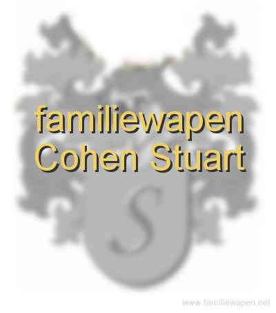 familiewapen Cohen Stuart