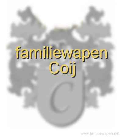 familiewapen Coij