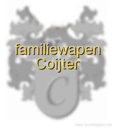 familiewapen Coijter