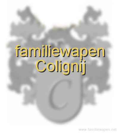 familiewapen Colignij