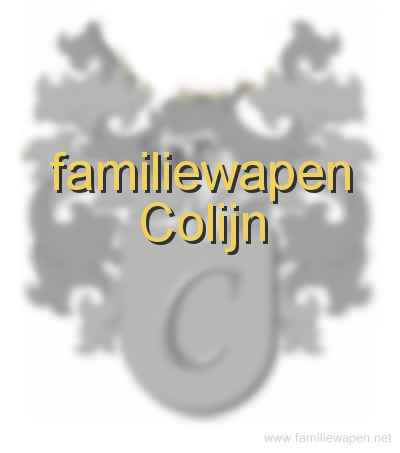 familiewapen Colijn