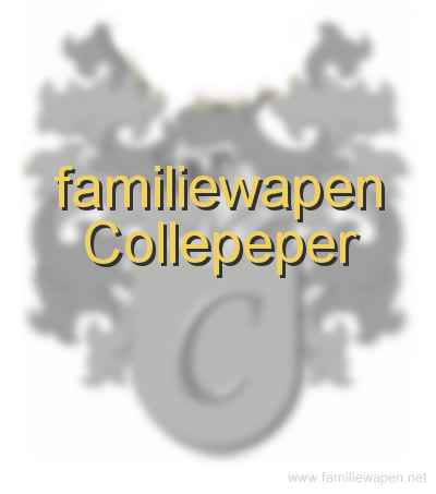 familiewapen Collepeper