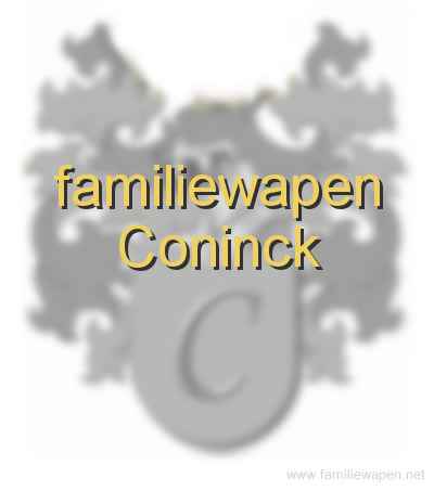 familiewapen Coninck