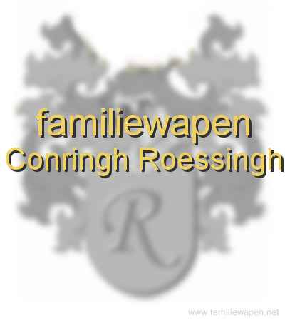 familiewapen Conringh Roessingh