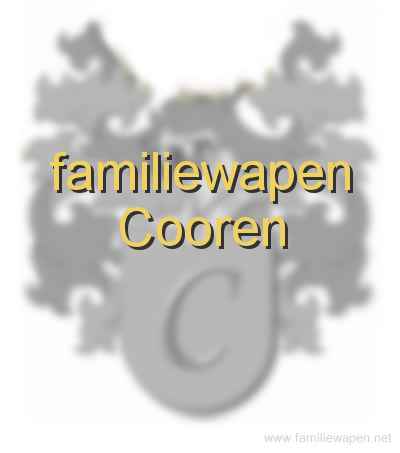 familiewapen Cooren