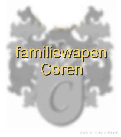 familiewapen Coren