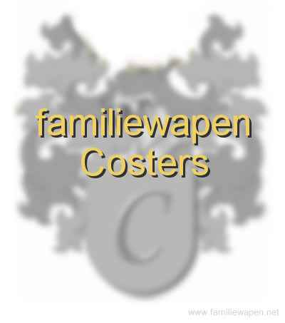 familiewapen Costers