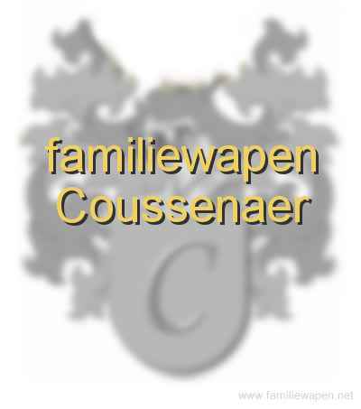 familiewapen Coussenaer