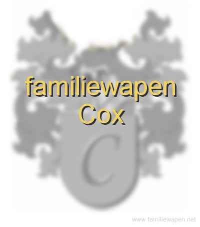 familiewapen Cox