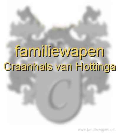 familiewapen Craanhals van Hottinga