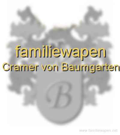 familiewapen Cramer von Baumgarten