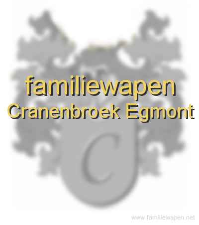 familiewapen Cranenbroek Egmont