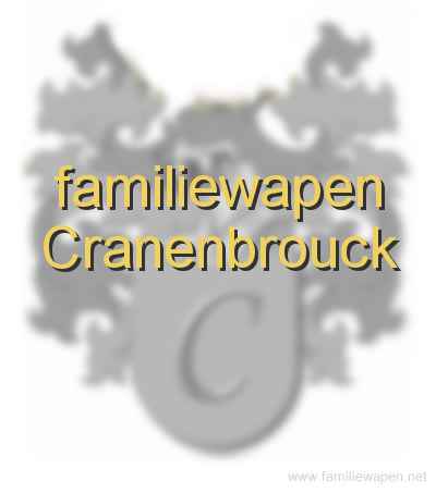 familiewapen Cranenbrouck