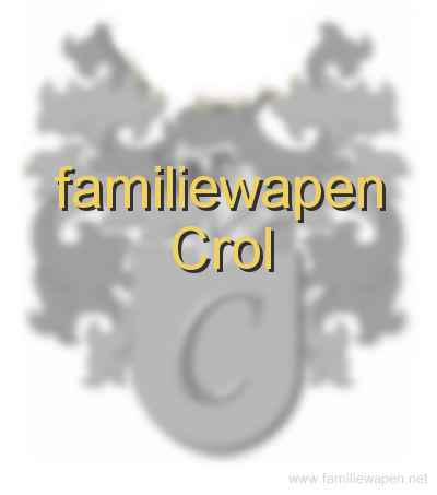 familiewapen Crol