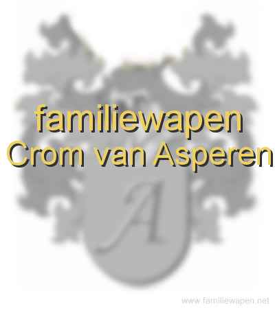 familiewapen Crom van Asperen