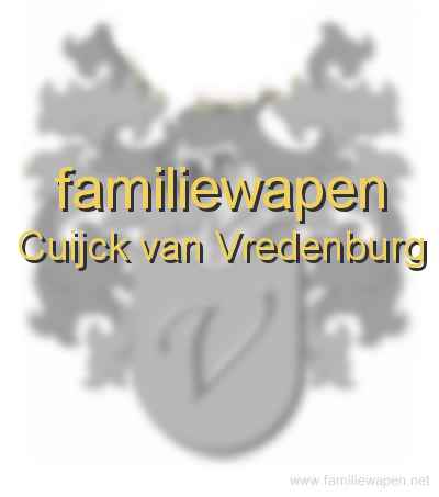 familiewapen Cuijck van Vredenburg