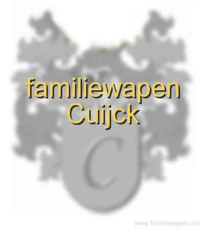 familiewapen Cuijck