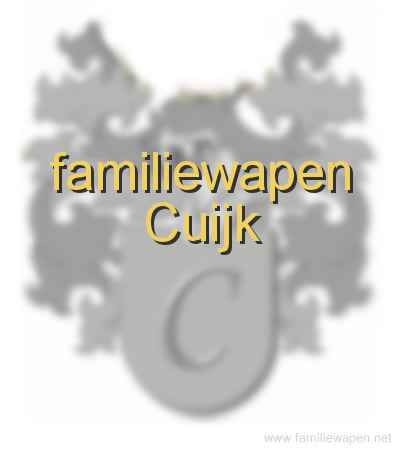 familiewapen Cuijk