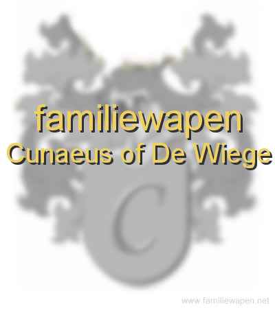 familiewapen Cunaeus of De Wiege