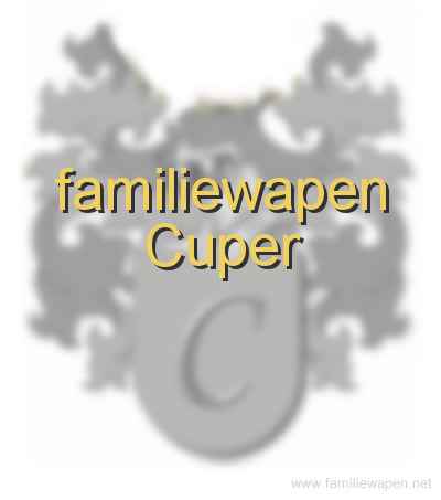 familiewapen Cuper