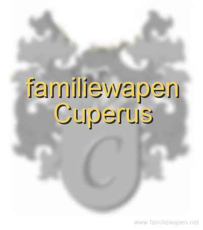 familiewapen Cuperus