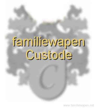 familiewapen Custode