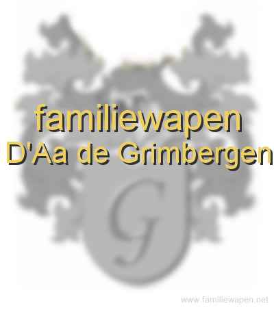 familiewapen D'Aa de Grimbergen