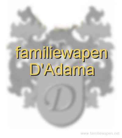 familiewapen D'Adama