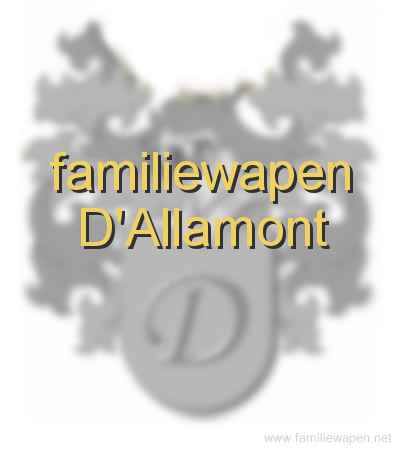 familiewapen D'Allamont