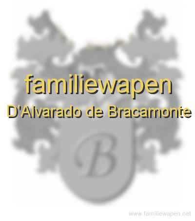 familiewapen D'Alvarado de Bracamonte