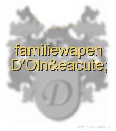 familiewapen D'Olne