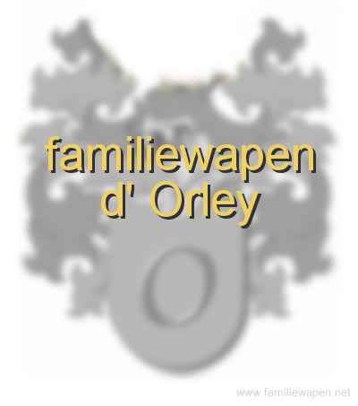 familiewapen d' Orley