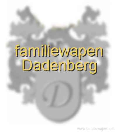 familiewapen Dadenberg