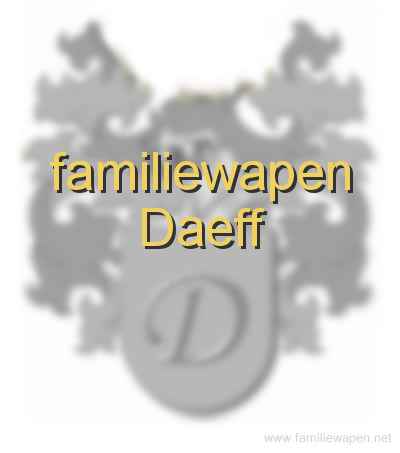 familiewapen Daeff