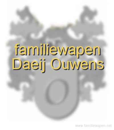 familiewapen Daeij Ouwens